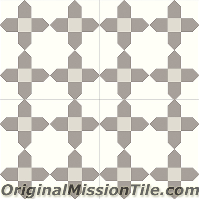 Cement Tile In Stock | Tanger 02 8x8 | Original Mission Tile