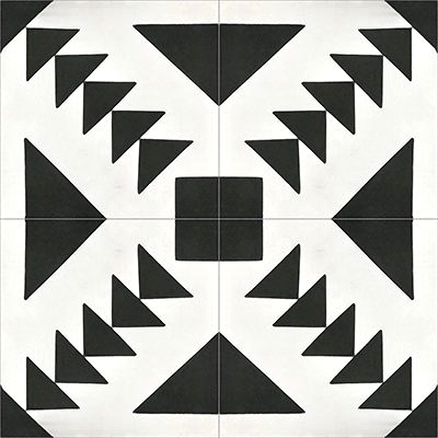 BLACK AND WHITE TILES