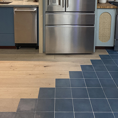 S-108 NAVY 8X8 CEMENT TILES FOR KITCHEN