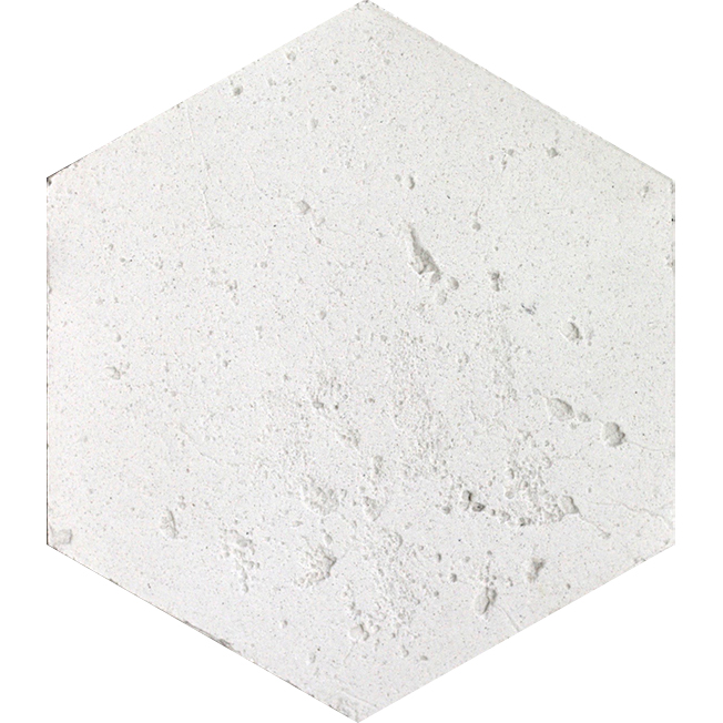 Terracotta Hex White 8x9