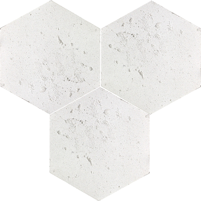 Terracotta Hex White 8x9 - Image 2