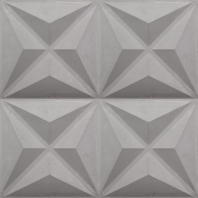 3D Estrella Gris 10x10