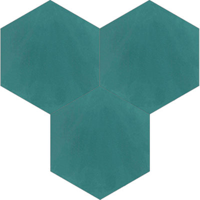 Hex-403 Turquoise 8x9