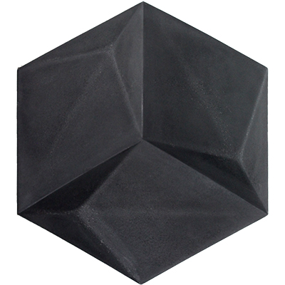 3D Hex Harlequin Black 8x9 - Image 4