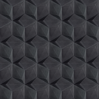 3D Hex Harlequin Black 8x9 - Image 3
