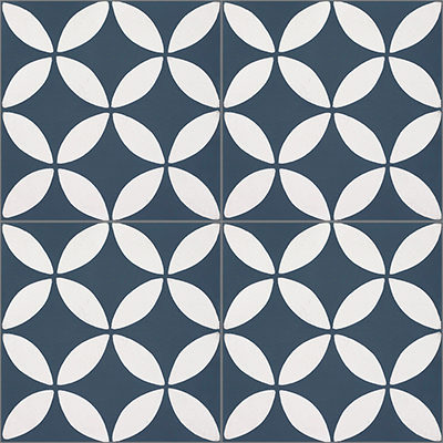 Navy Cement Tiles