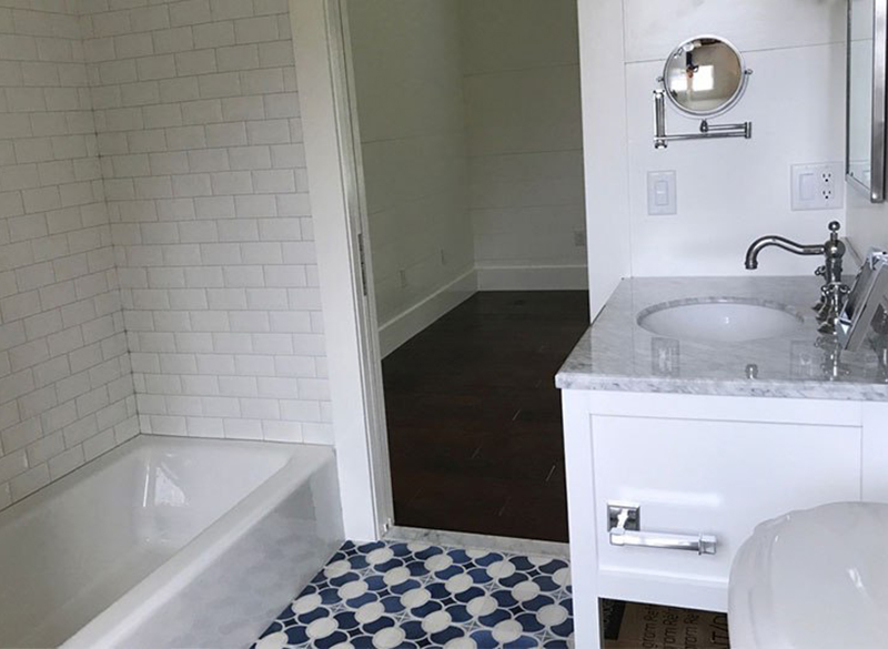 JOLLA BLUE 02 - F885408-02 CEMENT TILES FOR BATHROOMS