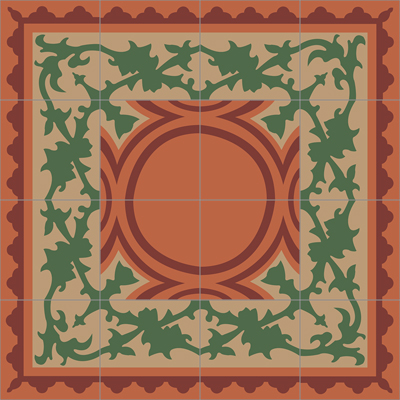 CEMENT TILE BORDER
