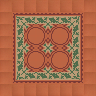 CEMENT TILE BORDER