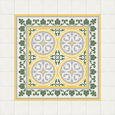 CEMENT TILE BORDER