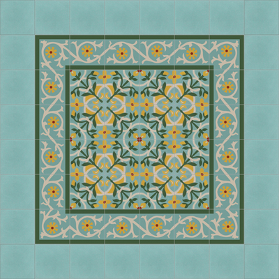 CEMENT TILES BORDER