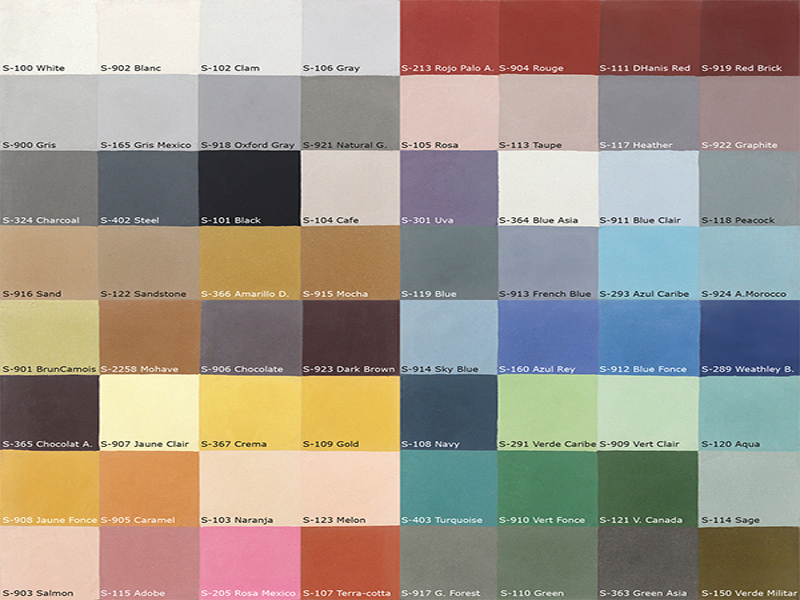 CEMENT TILES COLORS PALETTE