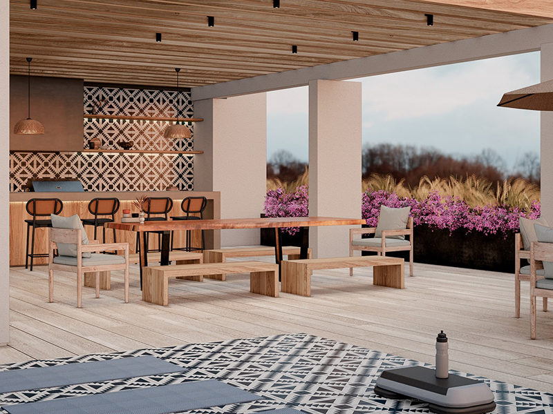 Outdoor Cement Tile Transformations