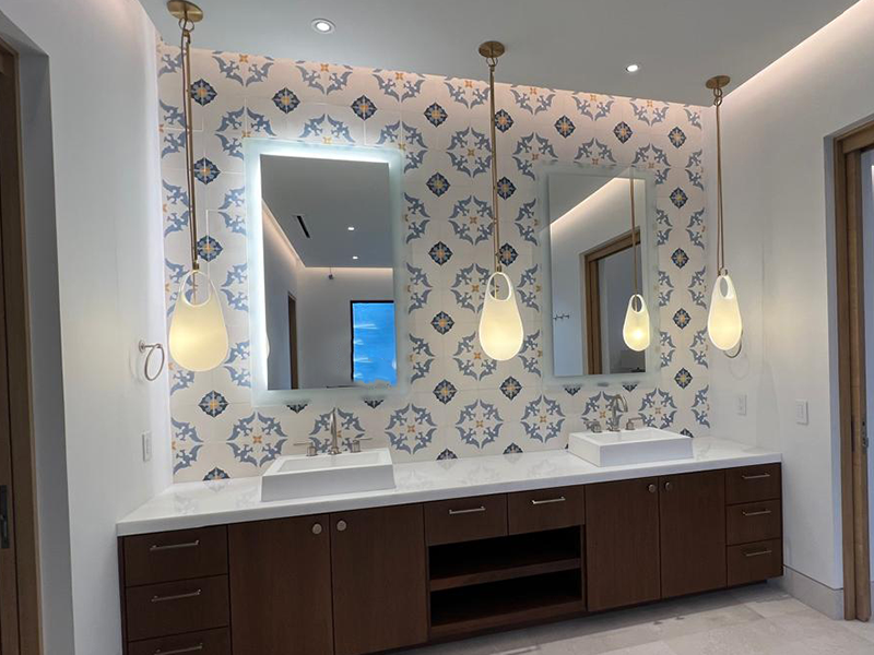 Contemporary tiles in modern home design