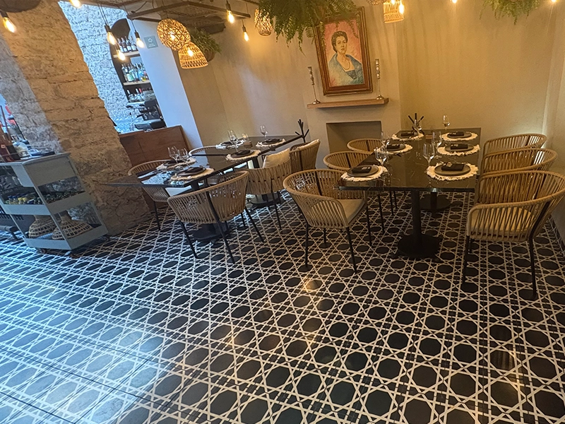 Custom Cement Tiles for Restaurants, Bars & Hotels