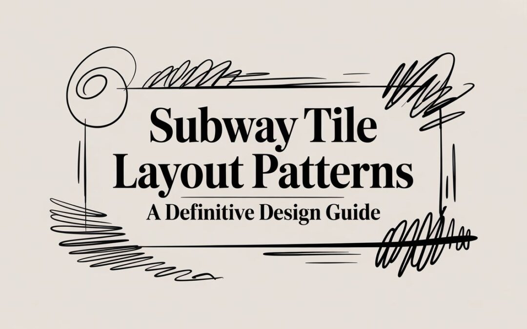 Subway Tile Layout Patterns A Definitive Design Guide