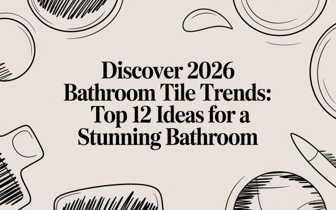 Discover 2026 bathroom tile trends: Top 12 ideas for a stunning bathroom