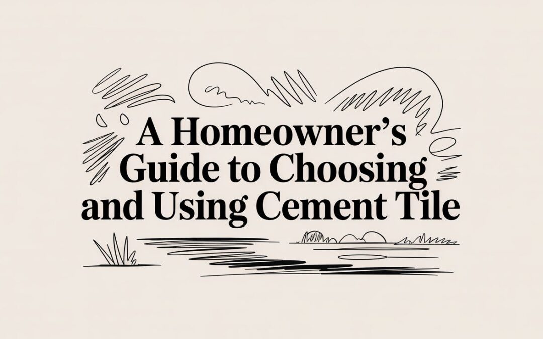 A Homeowner’s Guide to Choosing and Using Cement Tile
