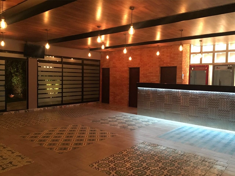 Casa Blanca Green 02 cement tile floor