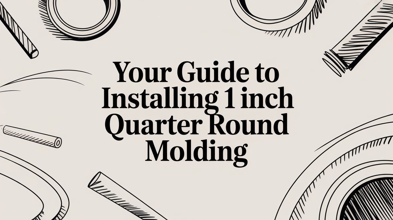 Your Guide to Installing 1 Inch Quarter Round Molding