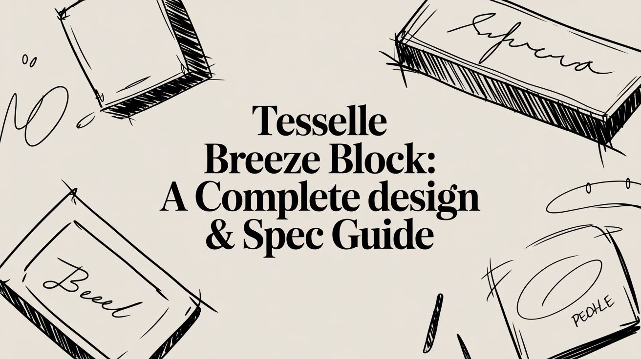 Tesselle Breeze Block: A Complete Design & Spec Guide