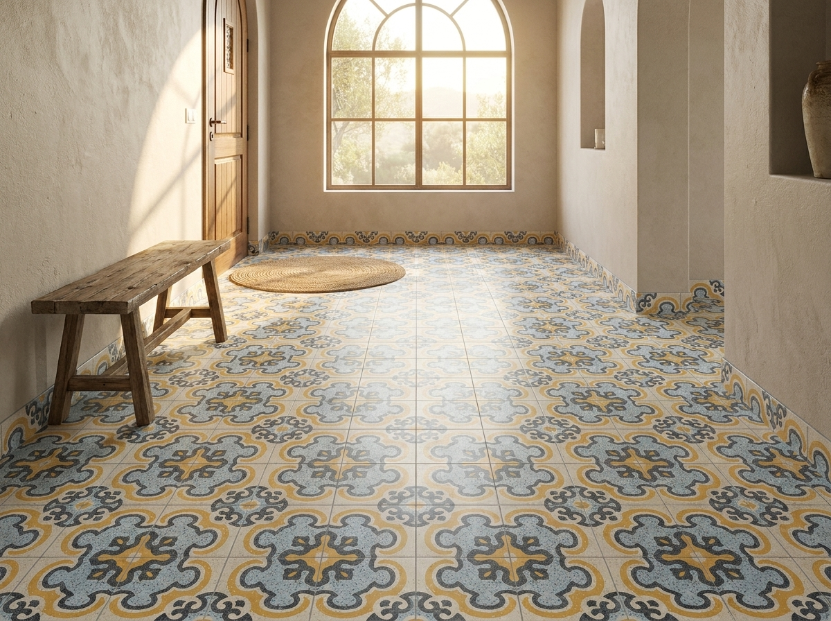 TOULOUSE cement tile entry