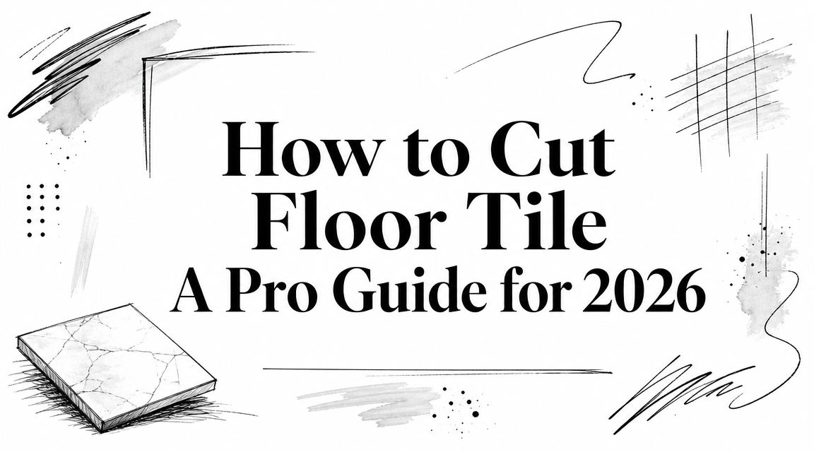 How to Cut Floor Tile A Pro Guide for 2026