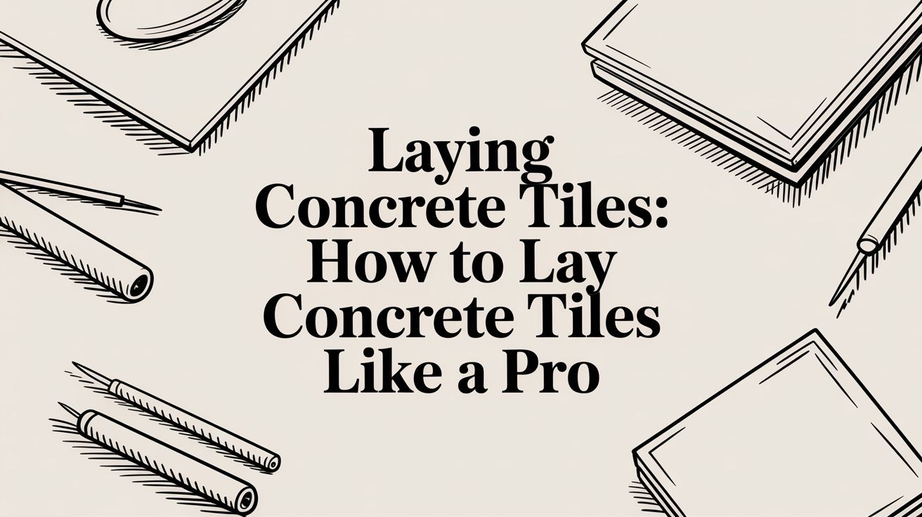 Laying Concrete Tiles: How To Lay Concrete Tiles Like A Pro