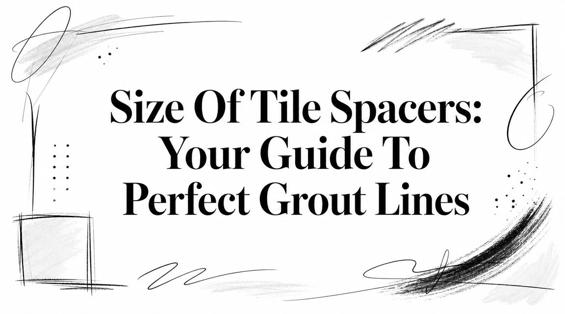 Size Of Tile Spacers: Your Guide To Perfect Grout Lines