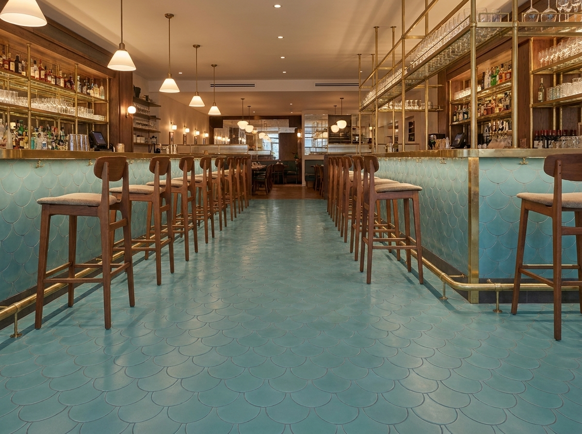 FS-120 Aqua 8×8 cement tile bar