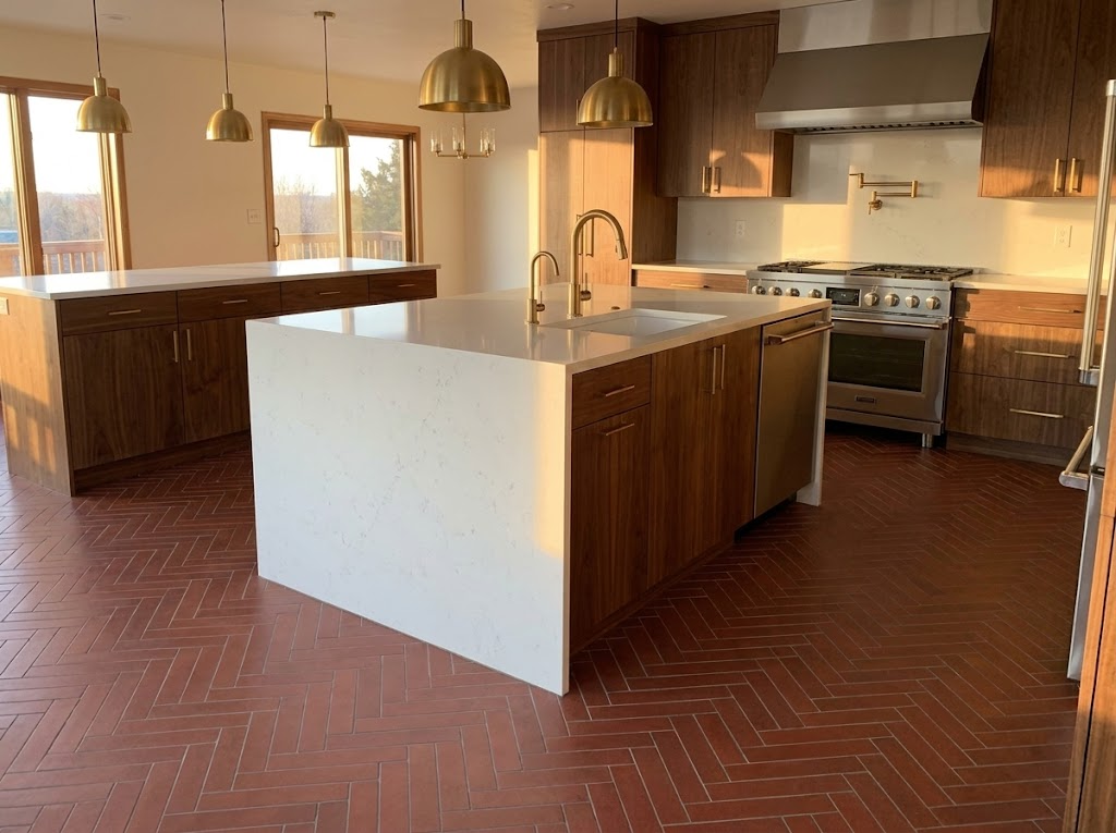 Brick S-111 DHanis Red 2×8 cement tile kitchen