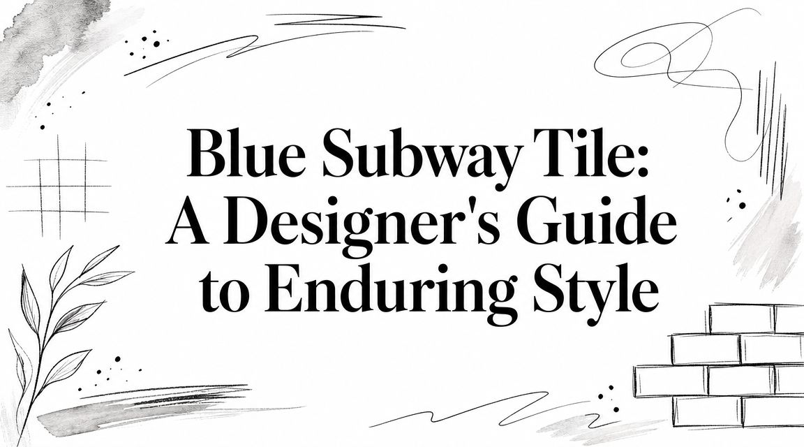 Blue Subway Tile: A Designer’s Guide to Enduring Style