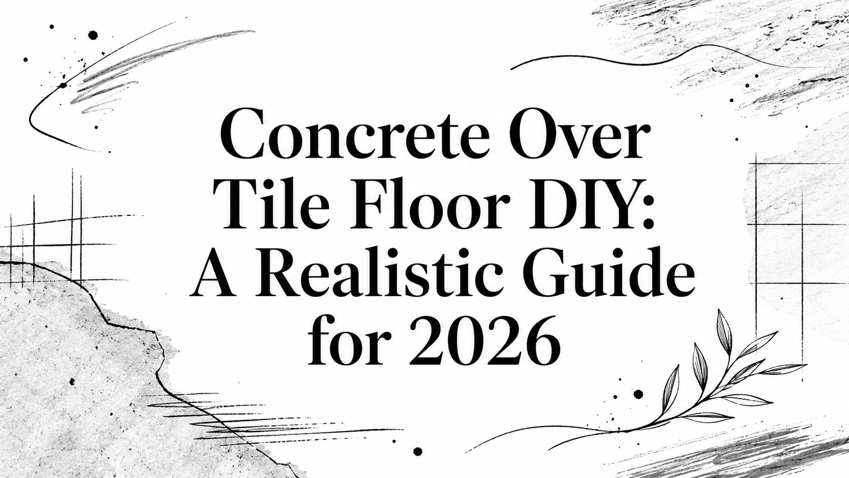 Concrete Over Tile Floor DIY: A Realistic Guide for 2026