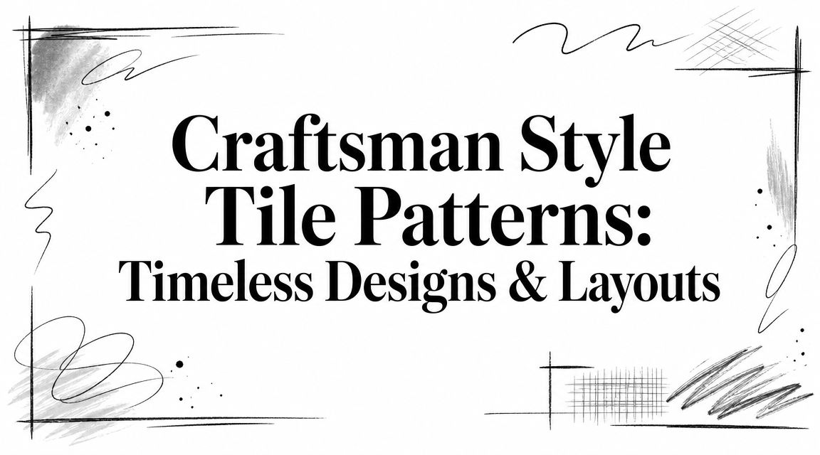 Craftsman Style Tile Patterns: Timeless Designs & Layouts