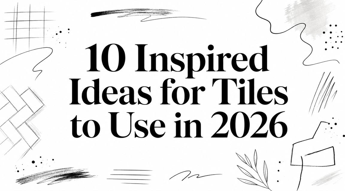 10 Inspired Ideas for Tiles to Use in 2026