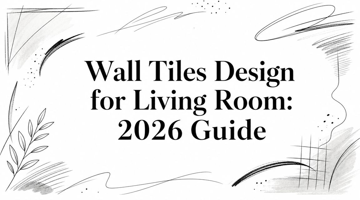 Wall Tiles Design for Living Room: 2026 Guide