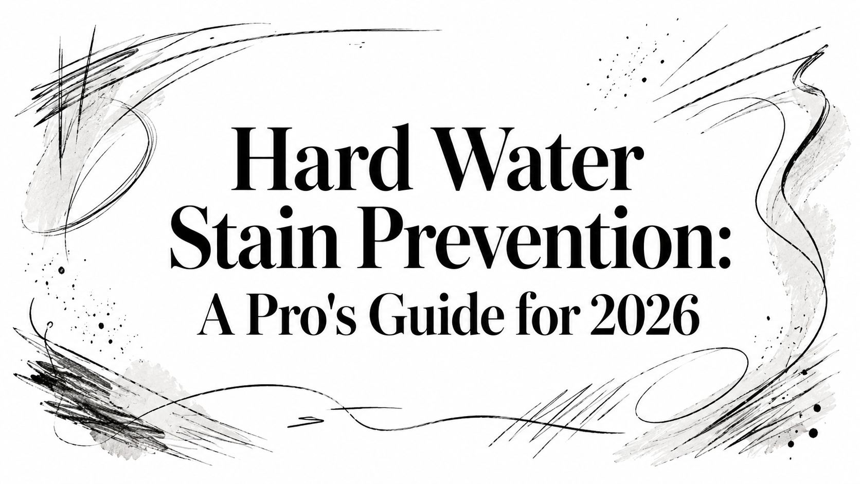Hard Water Stain Prevention: A Pro’s Guide for 2026