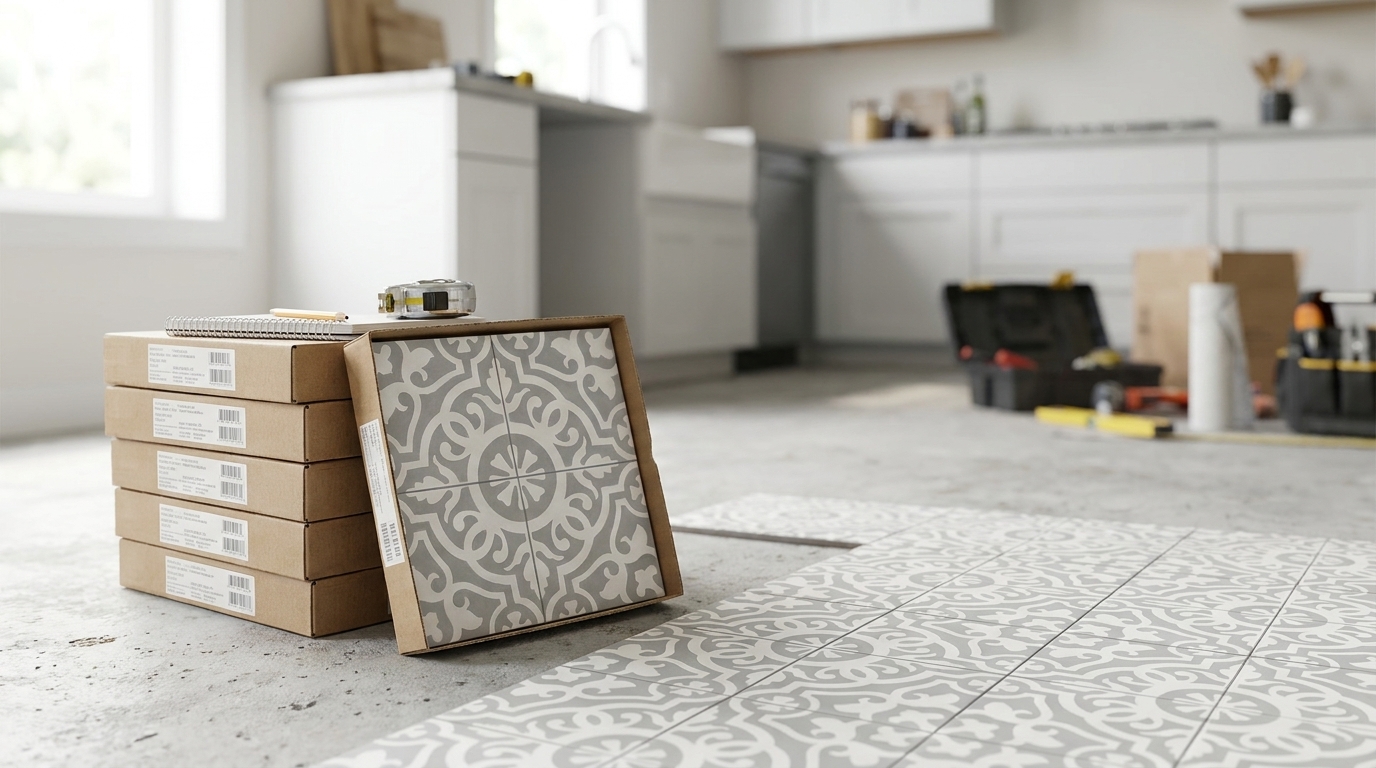 How Much Cement Tile Do You Need? Overage Calculator Guide
