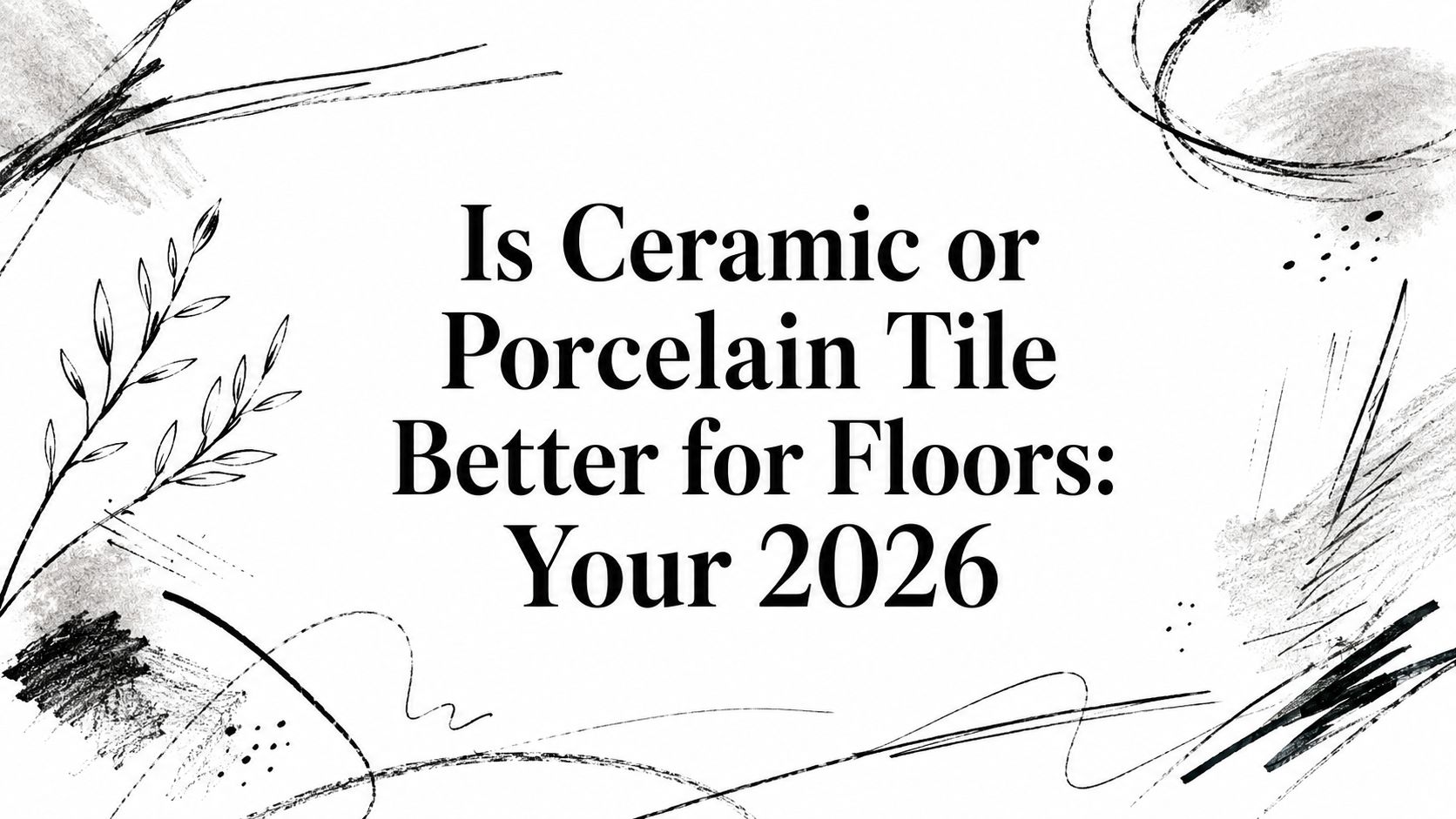 Is Ceramic or Porcelain Tile Better for Floors: Your 2026