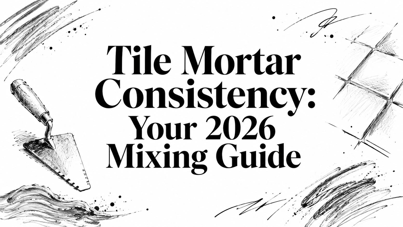 Tile Mortar Consistency: Your 2026 Mixing Guide