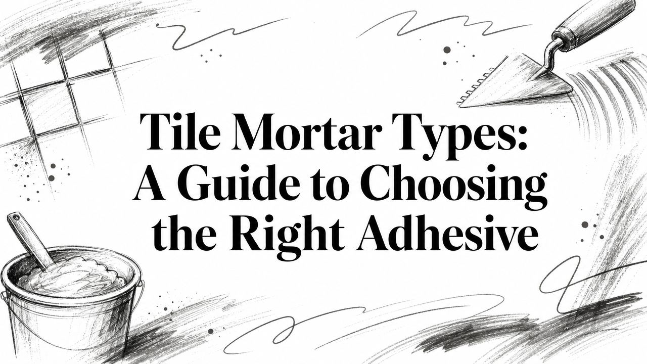 Tile Mortar Types: A Guide to Choosing the Right Adhesive