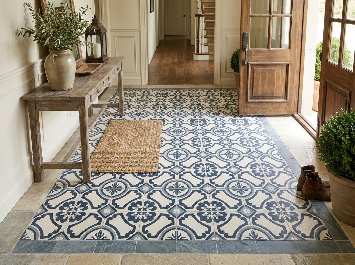 Cement Tile Entryway Ideas: First Impressions That Last