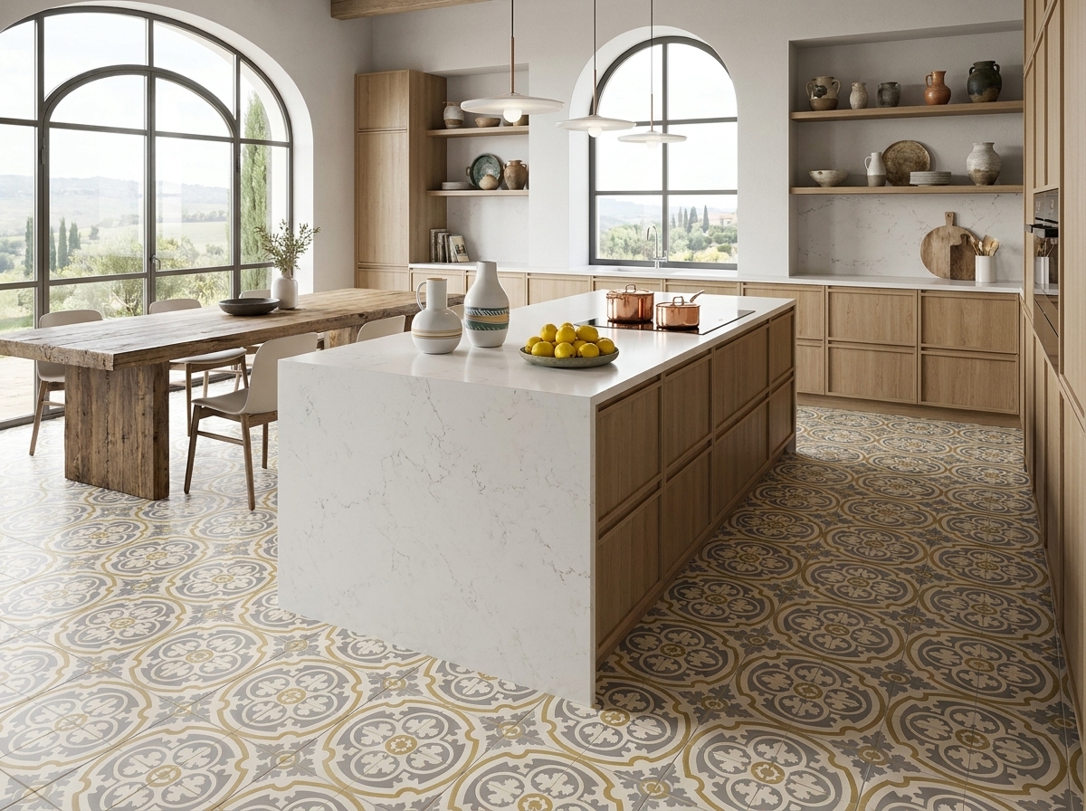 Philadelphia SL Oxford 04 cement tile kitchen